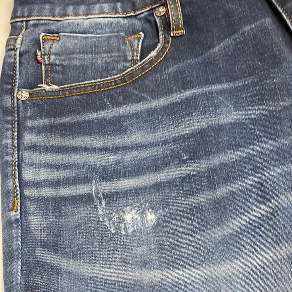 Nwt Vigoss Jagger Super Skinny Distress Jeans, 33x28 - Picture 3 of 15